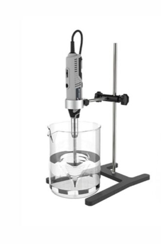 Muito versátil para volumes variados (de mL a Litros) e ideal para criar emulsões e dispersar tecidos moles
