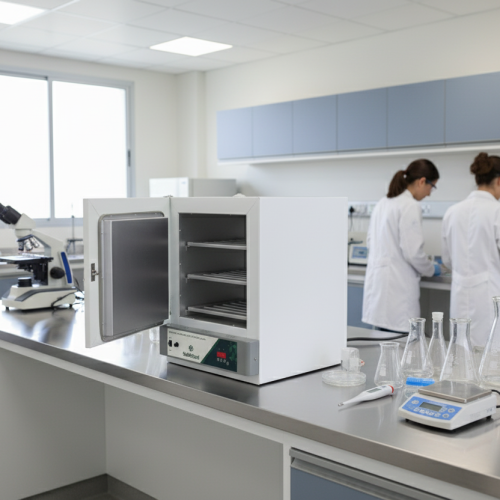 Estufa de Esterilização e Secagem em um laboratório moderno