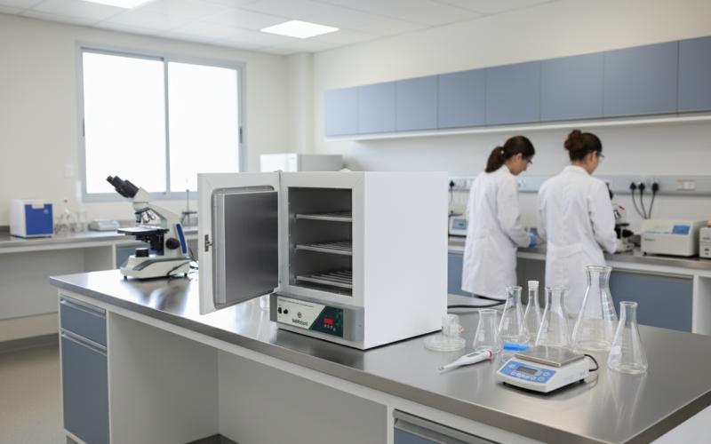 Estufa de Esterilização e Secagem em um laboratório moderno